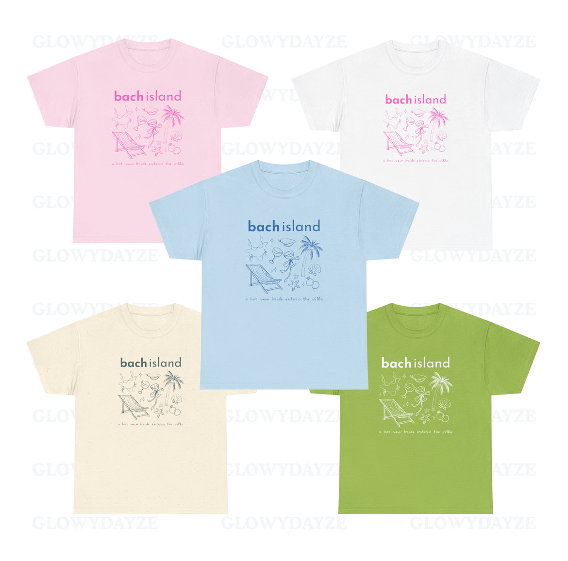 Bach island tees - CUSTOMIZABLE bachelorette tees