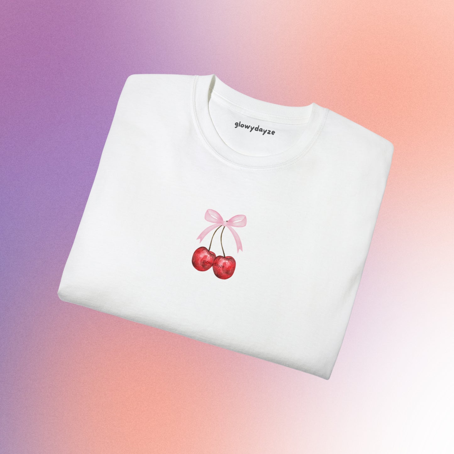 Cherry Bow Baby Tee