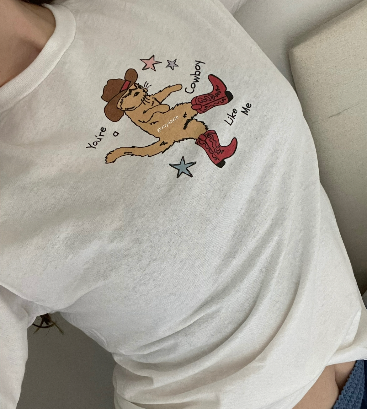 Cowboy Kitty Shrunken Tee