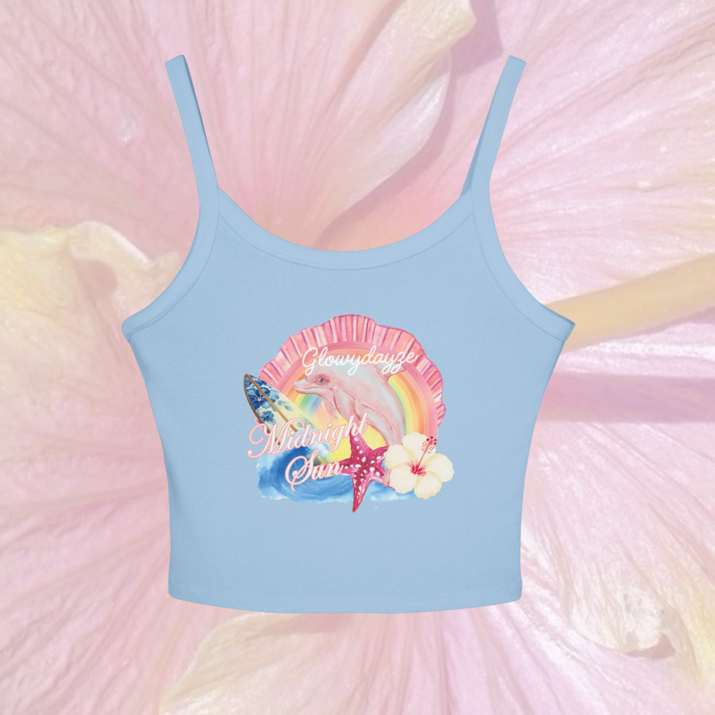 Midnight Sun cropped tank