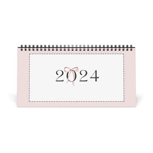 Bows 2024 Desk Calendar