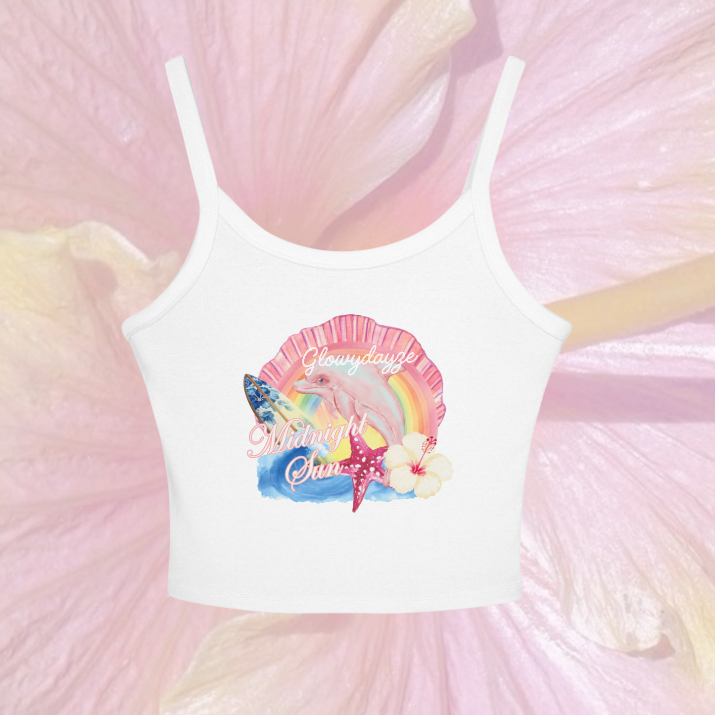 Midnight Sun cropped tank