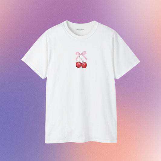 Cherry Bow Tee