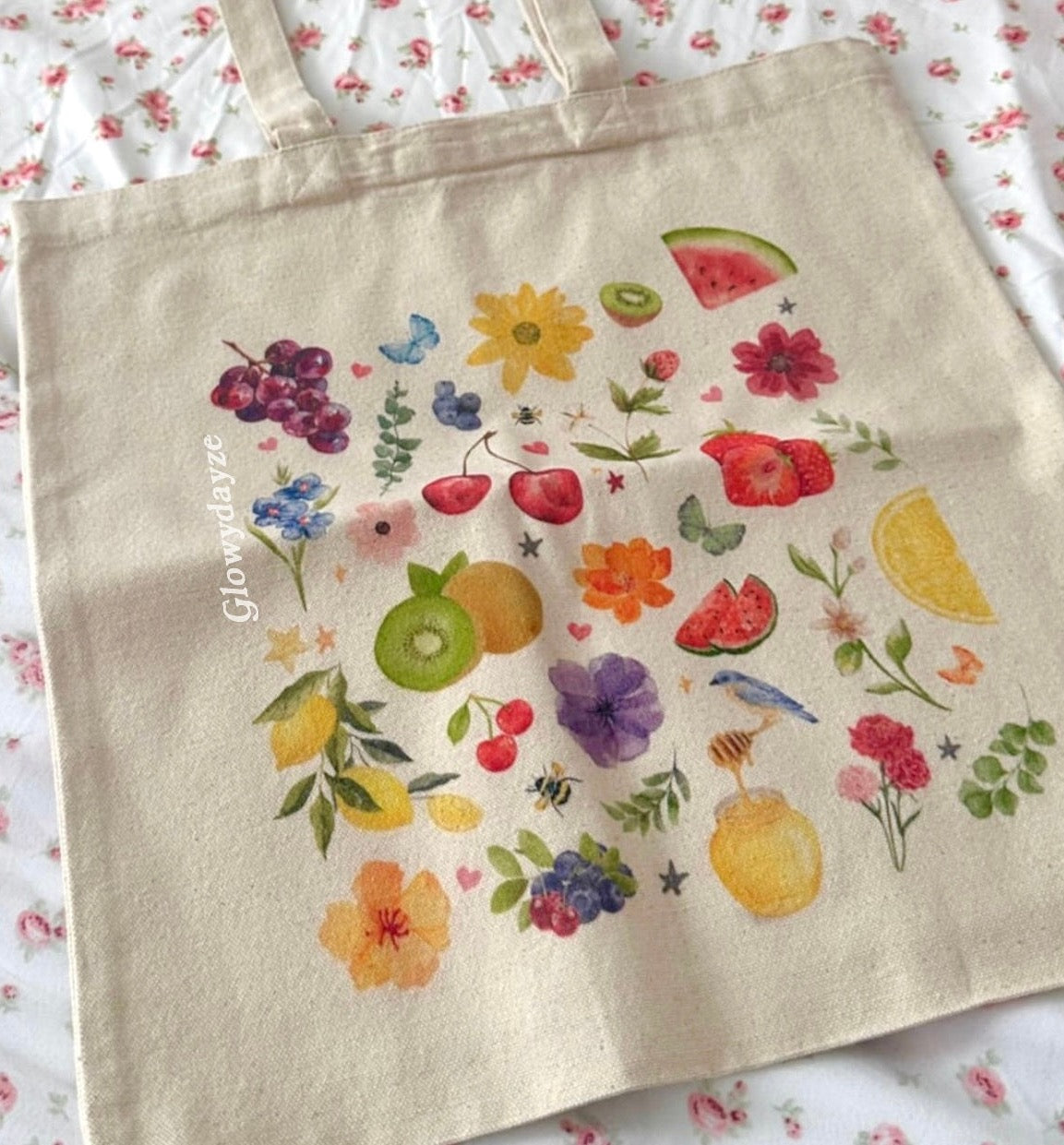 Fruits and Florals Tote